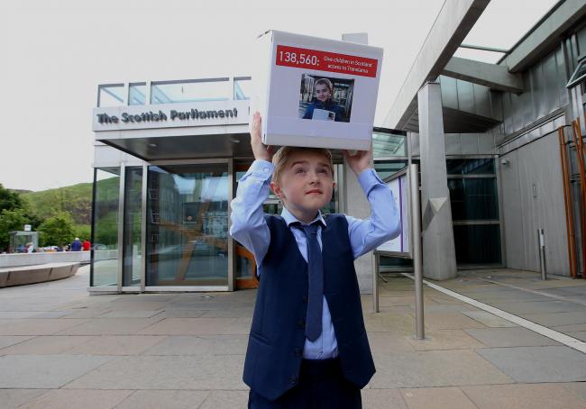 Brave: Nine-year-old Michael won his fight for the life-changing drugs he needs